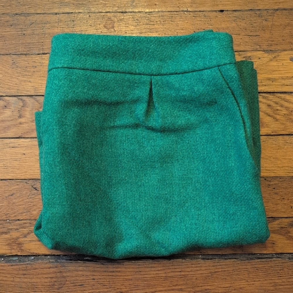 Boden Green Wool with Purple Lining